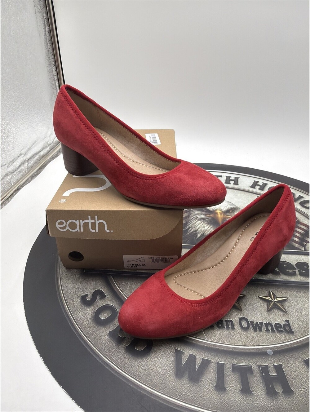 Earth Women's Rellia Pumps Medium Red size 9.5 M